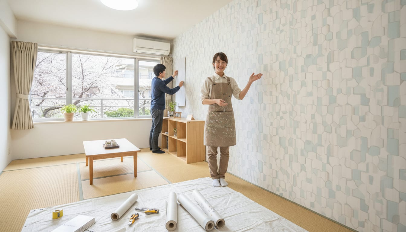 団地DIY壁紙で理想の空間を創造：原状回復から始める賢い選び方と手順